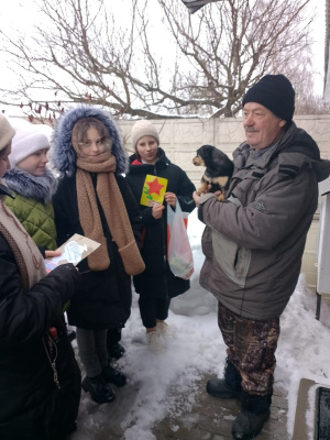 Совместная акция «Слава тебе, защитник!»